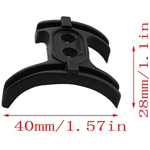 LQ Industrial Bike Cable Guide 2PCS Black Anti Friction Road Bikes Frame Housing Bike Bottom Bracket with Screws Cable Guide Line Tube Housing Bicycle Accessories YF007-3 Bike Cable Holder
