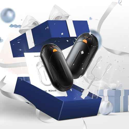 AI Hand Warmers Rechargeable 2 Pack, AI Smart Chips Electric Hand Warmers, 20Hrs Long Safe Heat, Portable Pocket Heater, Gifts for Christmas, Outdoor, Hunting, Golf, Camping Accessories