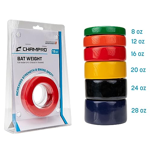 12 oz. Orange Bat Weight for Baseball Training - Strength & Warm-Up Gear