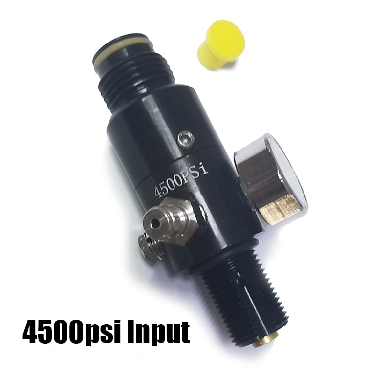 Aopkeo CO2 Compressed Air Tank Regulator Valve 5/8"-18UNF or M18*1.5 Input 4500psi for Paintball Airsoft PCP (1800psi Ouput, 5/8"-18UNF)