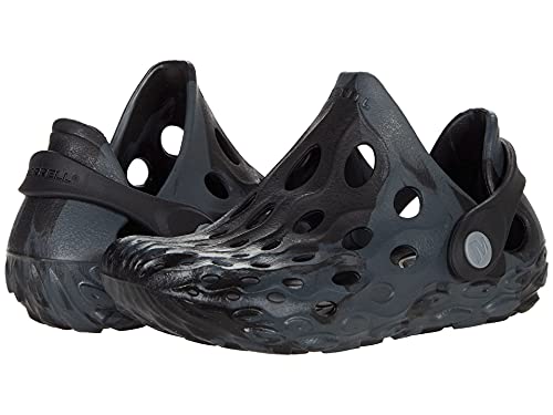 Kids Hydro Moc Water Shoes - Black, 7 Big Kid Slip-On Sandals with Heel Strap