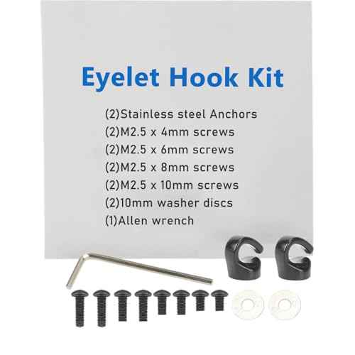 Supplemental Accessory: Eyelet Hook Kit AFO Drop Brace (Accessory Only, Brace Not Included)