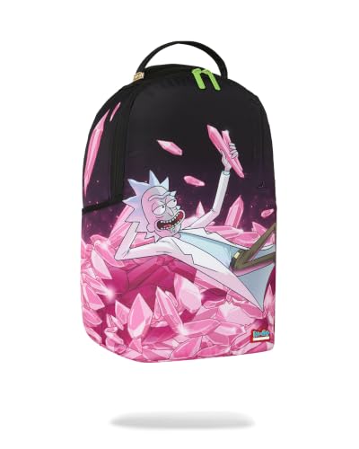 Sprayground Rick and Morty Kalaxian Crystal Shark Backpack - 18 inch Polyester