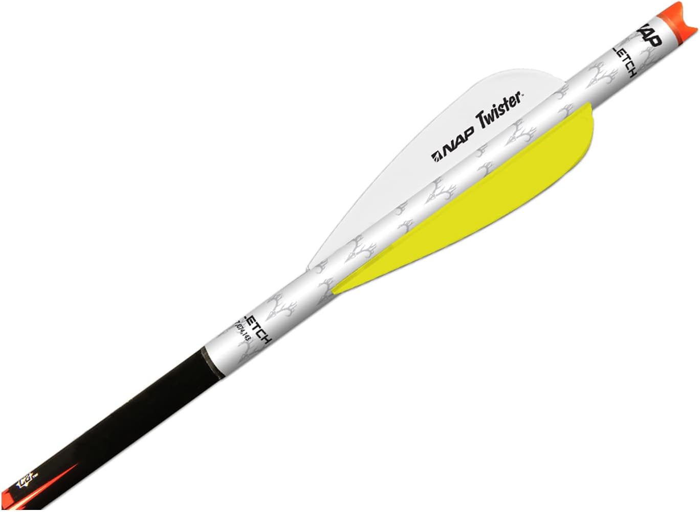 New Archery Products Quikfletch Twister 3-Inch 3-Vane Easy-to-Use Stabilizing Fletching for Increased Accuracy of Crossbow Bolts - 3 & 6 Pack Available