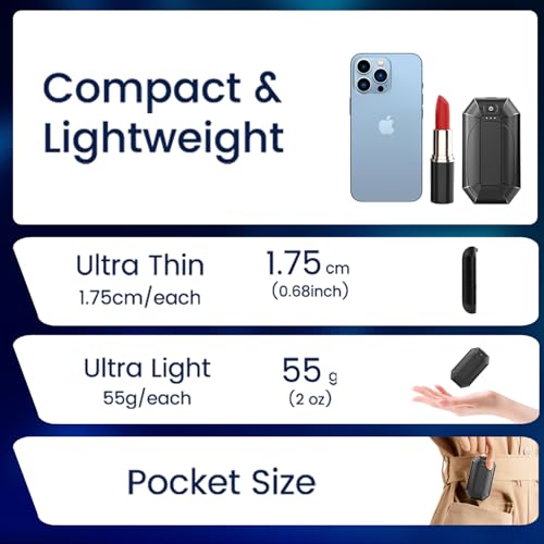 Hand Warmers Rechargeable 2-Pack,Portable Pocket Heater,3 Heat Levels (95?131¡ÆF),Hunting, Golf, Camping Essentials,Stocking Stuffers