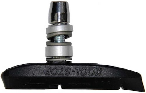 Kool Stop Supra 2 Bicycle Brake Shoes (Threaded, Black)