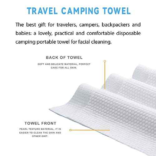 Compressed Towels Portable Disposable Compressed Cotton Coin Tissue Towel for Travel, Camping, Hiking, Sport, Beauty Salon, Home Hand Wipes 120Pcs (8.6in¡¿9in)