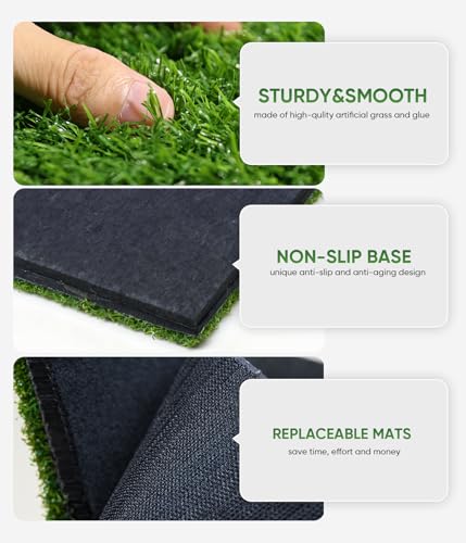 Golf Hitting Mat System with Bunker, Fairway & Rough - Indoor & Outdoor Practice