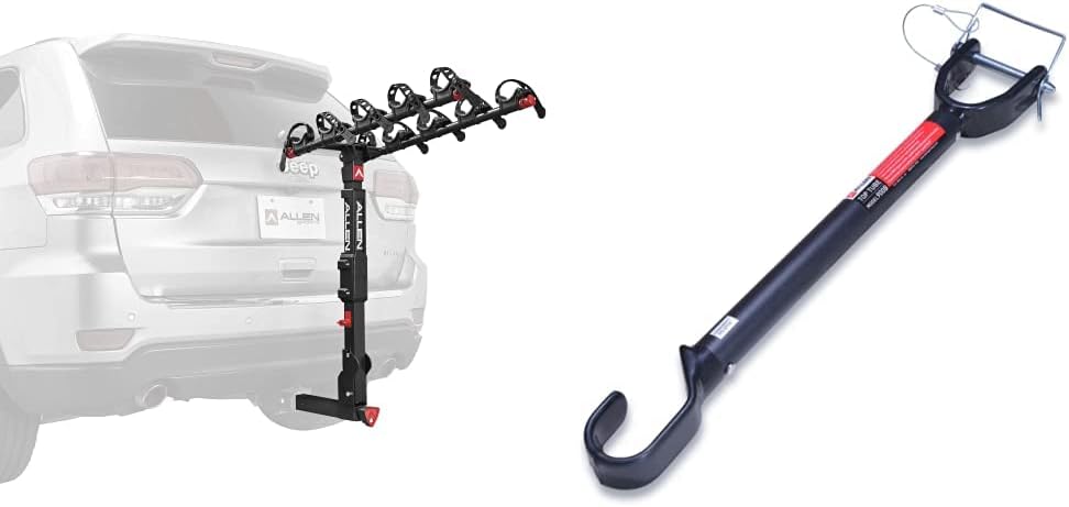 Allen Sports Deluxe Locking Quick Release 5-Bike Carrier for 2 in. Hitch, Model 552QR , Black