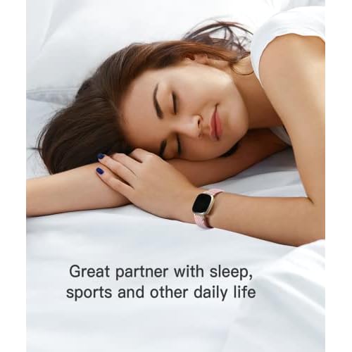 Adorve Compatible with Fitbit Versa 3/Fitbit Versa 4 /Fitbit Sense/Sense 2 Bands for Women Men, Adjustable Stretchy Solo Loop Elastic Nylon Sport Strap for SmartWatch Replacement