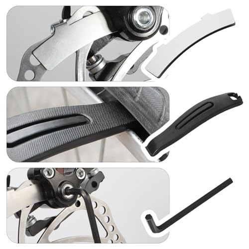 Bike Brake Pads Set with Installation Tools for MTB and Hydraulic Disc Brakes