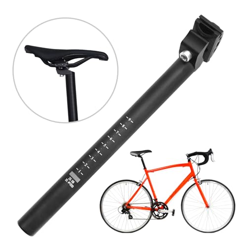 25.4MM Bicycle Seat Post with Adjustable Clamp - 300MM Length