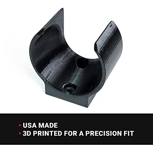 Heavy-Duty Flashlight Mount for MagLite D-Size - Wall or Surface Mount, Emergency Storage - D Battery Variation