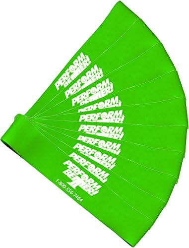 Perform Better Mini Resistance Loop Bands Set of 10 - Exercise Bands for Upper & Lower Body