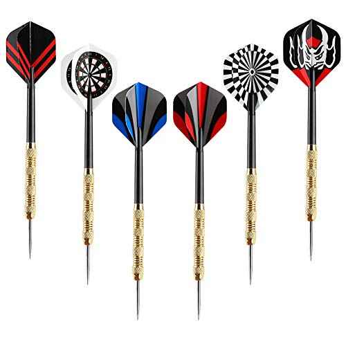 Accmor Metal Tip Darts, Steel Tip Darts, Professional Metal Darts, Darts Metal Tip Set, Metal Darts for Dartboard