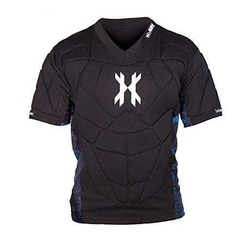HK Army Crash Chest Protector - High-Impact Protective Gear for Paintball & Airsoft - Lightweight Safety Armor Vest - Black, Size XS/S