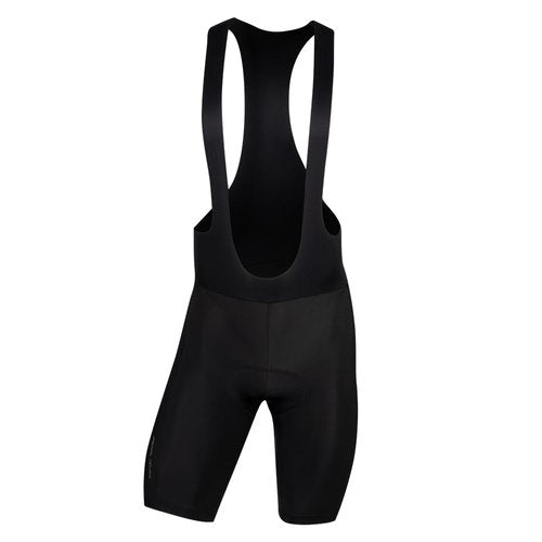 PEARL IZUMI Cycling Bib Biker Shorts for Men 10.5” (inches). Podium Padded Bike Shorts, Breathable with Reflective Fabric Black