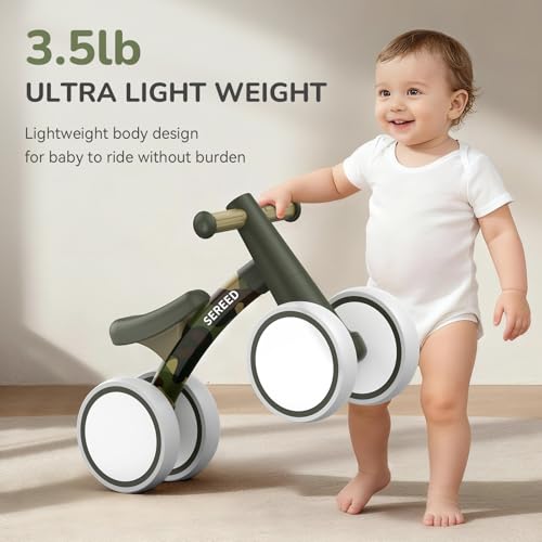 Baby Balance Bike for 1 Year Old Girl Boy Camo Gift Toy