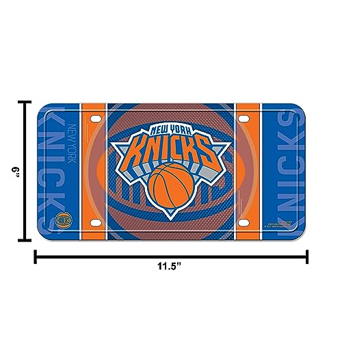 New York Knicks NBA Team Metal Auto License Plate 6x12 Inches - Car Truck SUV Decor - Variation of THIS listing