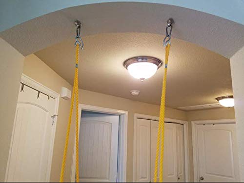 8PKS M6 Carabiner Clip,Spring Snap Hooks Heavy Duty,Stainless Steel 304 Key Chain Clip Fit for Gym,Camping,Travel,Hiking,in/Outdoor Rope Connector