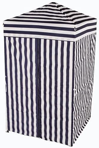 Impact Canopy 4' x 4' Portable Dressing Room, Pop Up Portable Changing Room, Navy Blue / White