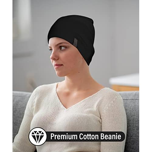 Revony Chemo Beanie Cap - Soft and Skin Friendly - 100% Cotton