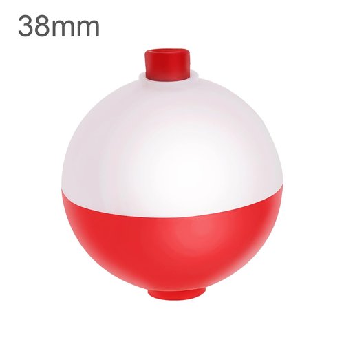 OriGlam 12pcs Fishing Snap-On Floats Bobbers Set, Push Button Sea Carp Fishing Round Buoy, Hard ABS Round Floats Bobbers Fishing Floats (25mm 32mm 38mm 45mm)