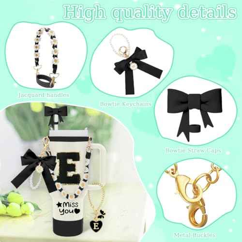 Stanley Cup Accessories Set,8Pcs Cup Accessories Including Straw Topper,Boot,Cup Charm,Stickers and Other Accessories,Suitable Accessories for Stanley