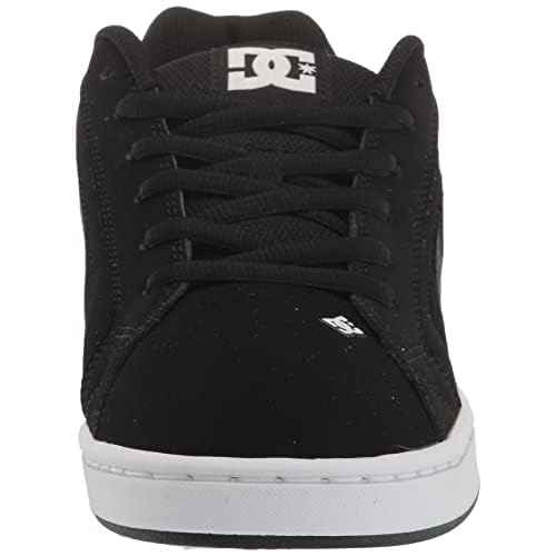 DC Men's Net Skate Casual Shoe, Black/Armor/Black, 14