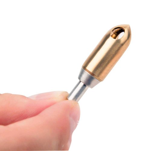 MAXMIKO Archery Broadheads, Arrowhead Hunting Tips Points-Pack of 6 Copper Whistling Arrow Heads, Replaceable Archery Targeting Arrow Tips Broadheads for Compound Bow and Crossbow Arrows Gold Color