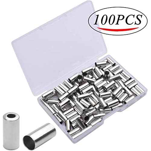 Pack of 100 5mm Bike Brake Cable Housing Ferrule End Caps (5mm)