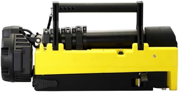 Streamlight 45670 Portable Scene Light 10,000-Lumen Portable and Collapsible Flood Light with Heavy-Duty Shoulder Strap, 120V AC Charger, 12V DC Cord and 6-Foot Extension Pole, Yellow