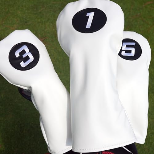 Golf Headcover for 3 Wood - Fleece-Lined, Water-Resistant, Easy Slip-On, July Four