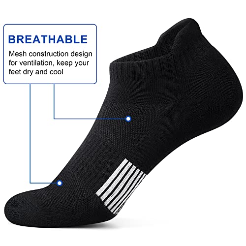 Women's Cushioned Ankle Socks 4-6 Pairs Athletic No Show Comfort