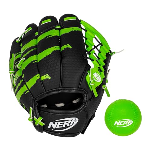 Kids Baseball Glove and Ball Set - Foam Tee Ball Mitt & Ball for Beginners