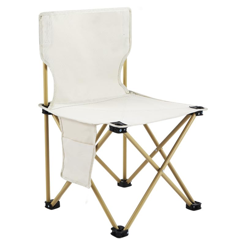 Folding Camping Chair for Adult Lightweight Portable Outside Beach Chair Black 2 Pack