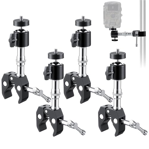 4-Pack T Post Trail Camera Mounts - Adjustable Aluminum Brackets for Surveillance - Variation of THIS listing 4
