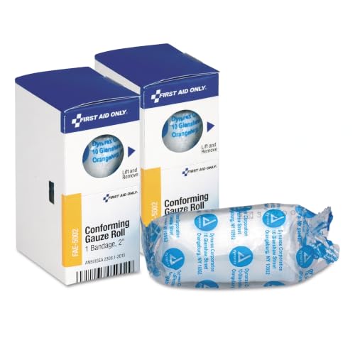 2 Inch Gauze Roll Bandage - Sterile Conforming Wound Dressing, Pack of 2