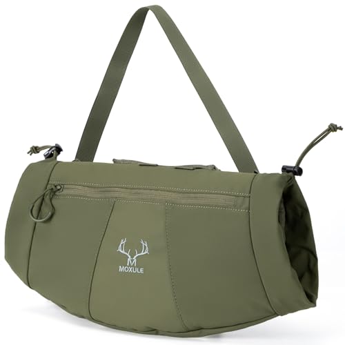 Green Hunting Hand Warmer Muff with Insulated Fleece and Adjustable Belt