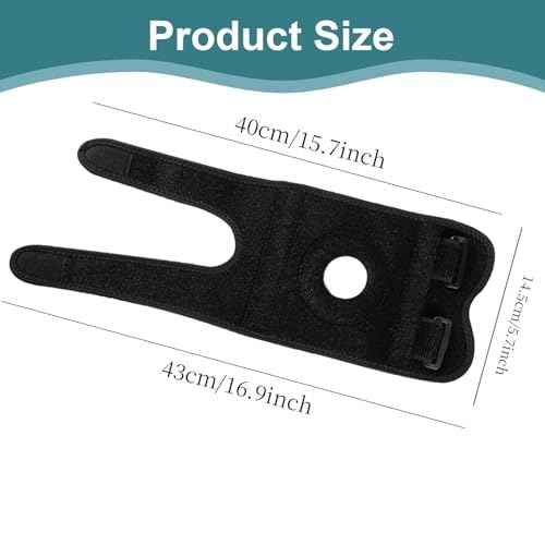 Elbow Brace for Tennis & Golfers Elbow - Compression Support with EVA Padding, Adjustable Straps, Pain Relief for Tendonitis, Arthritis, Post-Surgery Recovery - Unisex, Fits 6.7¡±-15¡± Arms