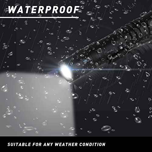 Mini Led Flashlights High Lumens Outdoor Small Tactical Flashlight Glow in The Dark 3.55 Inch Handheld Pen Light Clip for Camping Emergency Inspection Repair Battery Powered