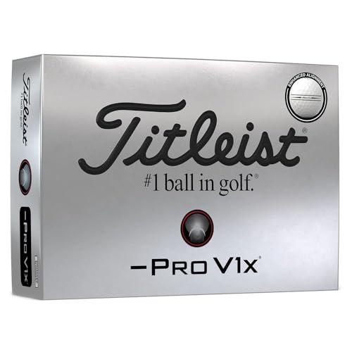 Titleist Pro V1x Left Dash Golf Ball, Pack of 12