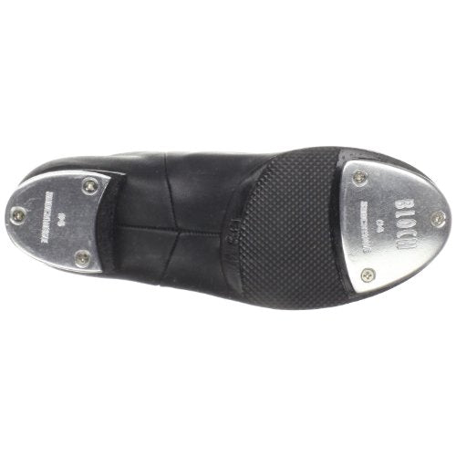 Bloch girls Tap-flex Slip on dance shoes, Black, 13.5 Little Kid US