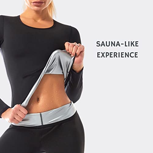 Nano Hertz Sauna Sweat Suit Shapewear Top - Medium Women Workout Body Shaper
