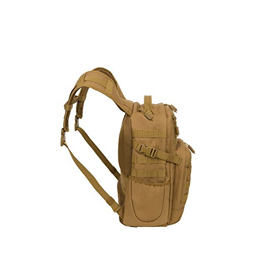 Tactical Daypack Backpack 24.2L Desert Clay Water-Resistant MOLLE Hiking & Travel
