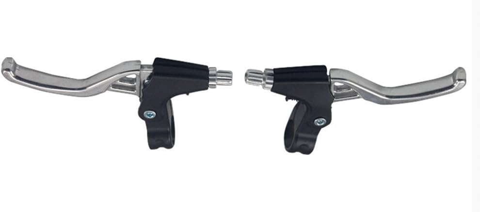 Universal Aluminum Alloy Brake Levers for Mountain & Road Bikes - 22mm Diameter (Black)