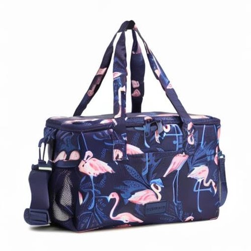 Vera Bradley Recycled Ripstop Cooler, Flamingo Party