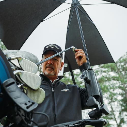 Golf Umbrella Holder for Bag Boy - Adjustable, One Size Black
