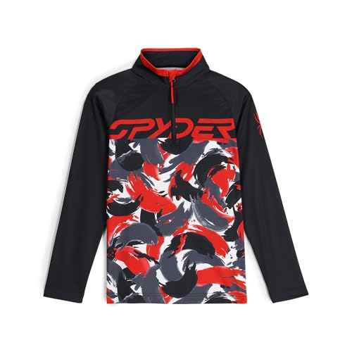 Spyder Boys' Camo Half Zip