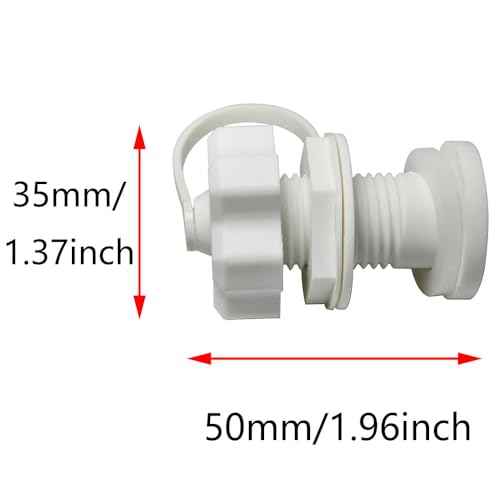 Insulated Box Accessories New Spiral Water Outlet Cooler Standard Drain Plug Replacement Vehicle Refrigerator Plastic Hinge Buckle Water Outlet Faucet